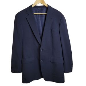 Brooks Brothers Brooksease 100% Wool Sport Coat Suit Jacket Black Size 4…